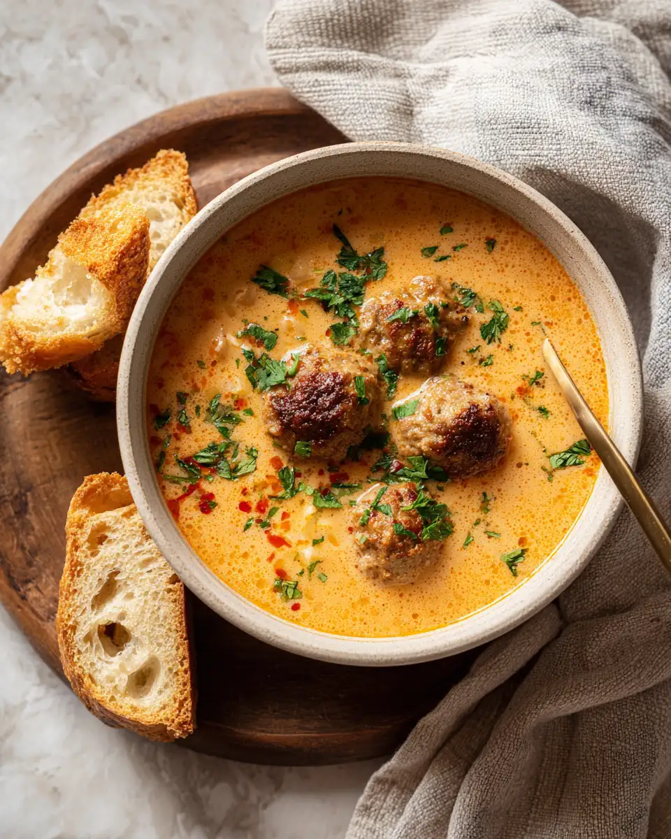 Warm Your Soul with Creamy Italian Meatball Soup Magic - Featured Image