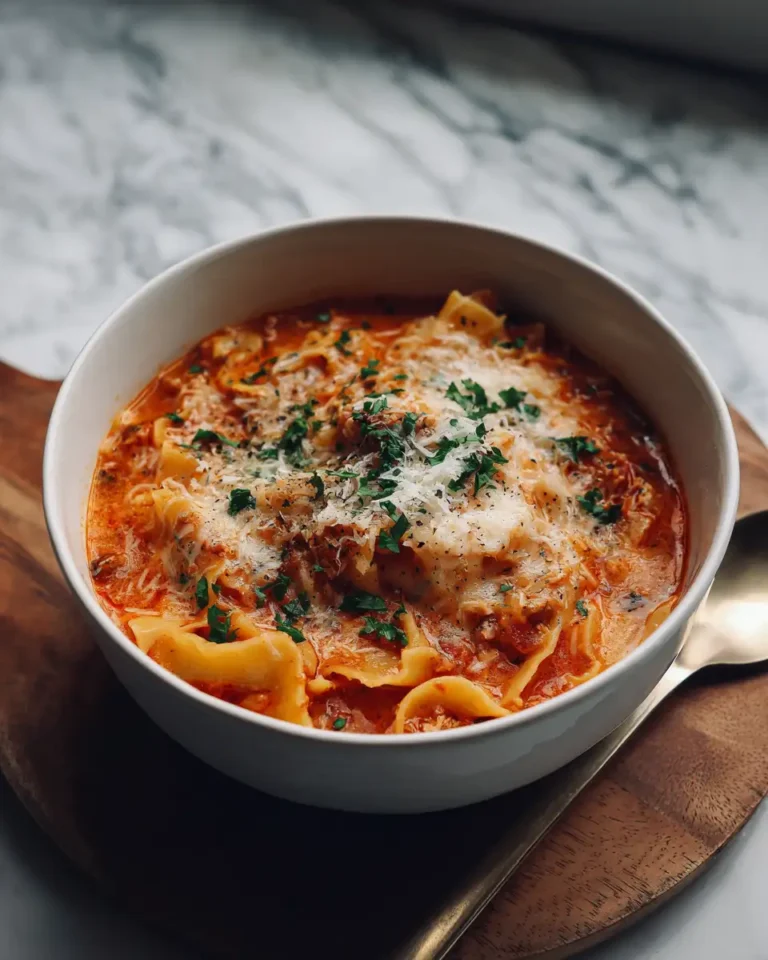 Cozy Up with a Bowl of Creamy Lasagna Soup - Featured Image