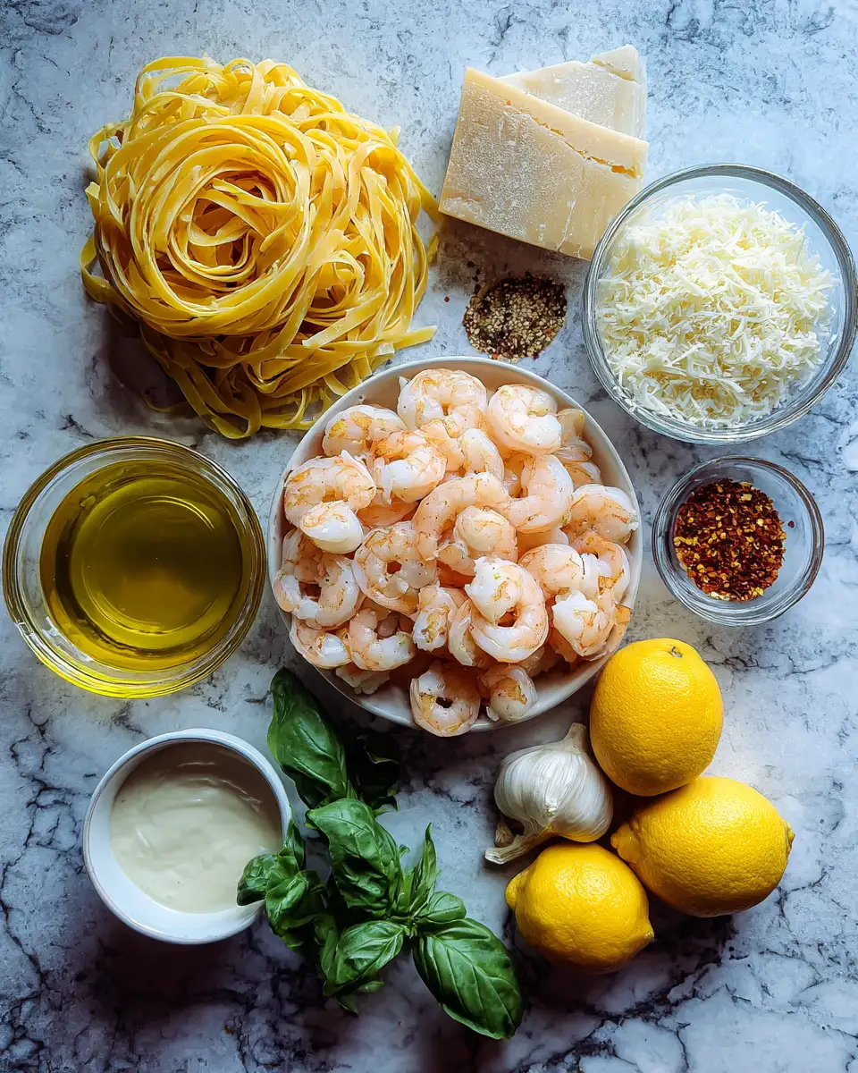 Ingredients for Swoon-Worthy Creamy Marry Me Shrimp Pasta to Fall Head Over Heels For