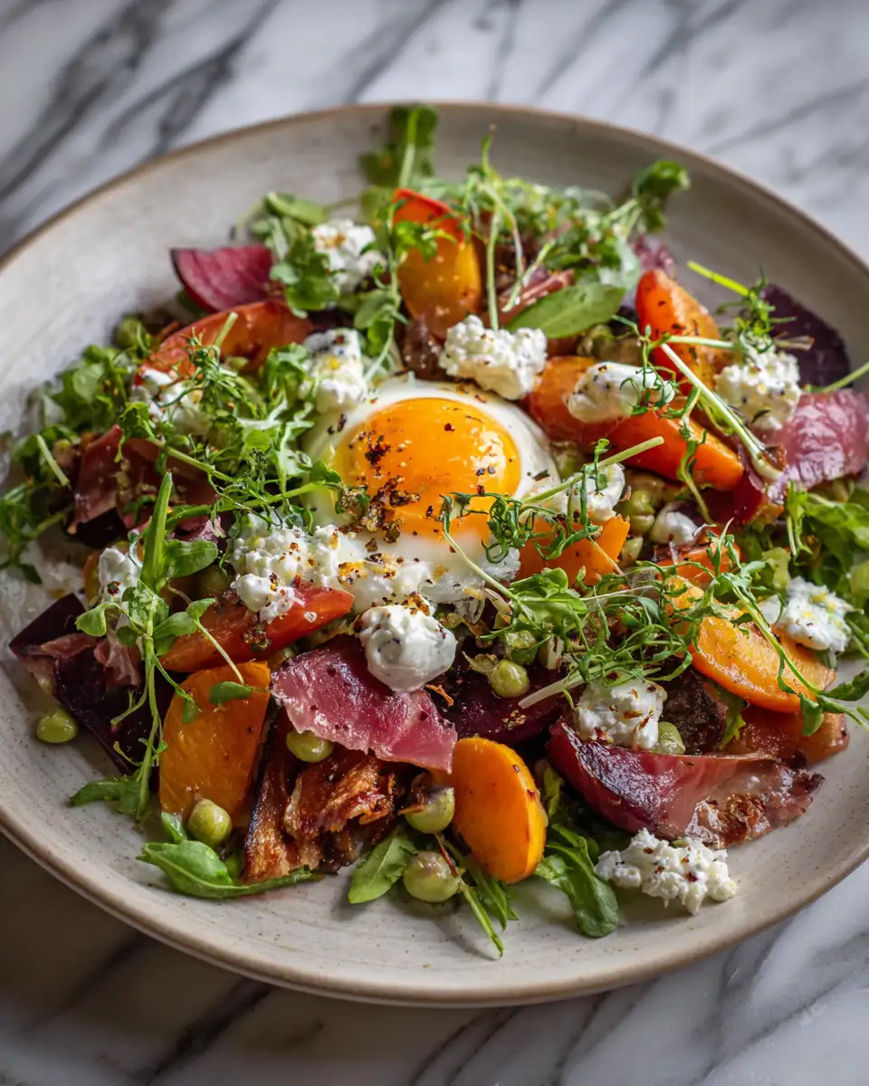 Final dish - Indulge in Luxurious Flavors with Creamy Millionaire Peach Salad