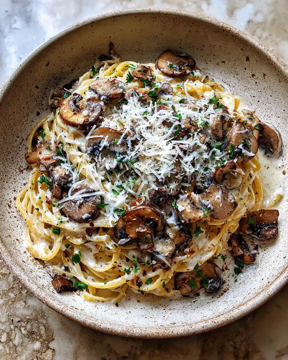 Indulge in the Irresistible Creaminess of Ricotta Mushroom Pasta - Featured Image