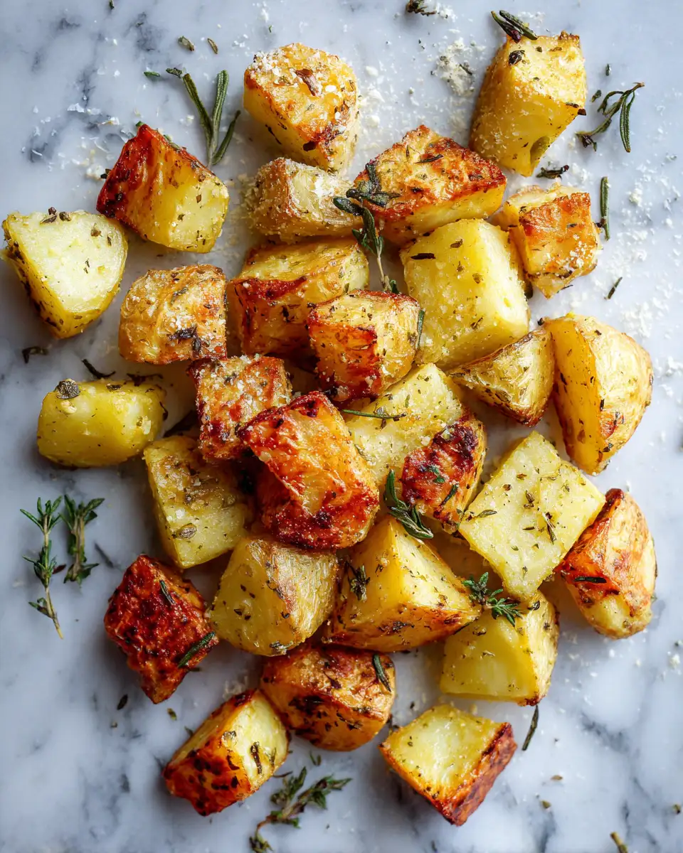 Ingredients for Velvety Bliss: Creamy Roasted Potatoes with Irresistibly Crispy Edges