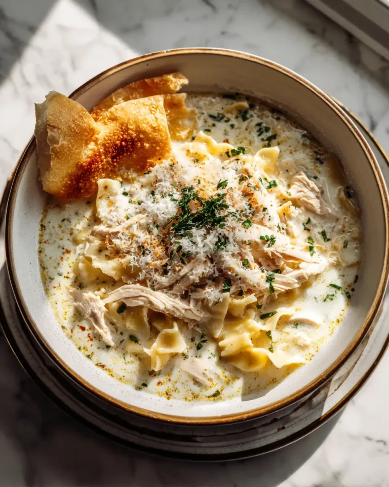 Indulge in a Bowl of Comfort: Creamy White Chicken Lasagna Soup Heaven - Featured Image