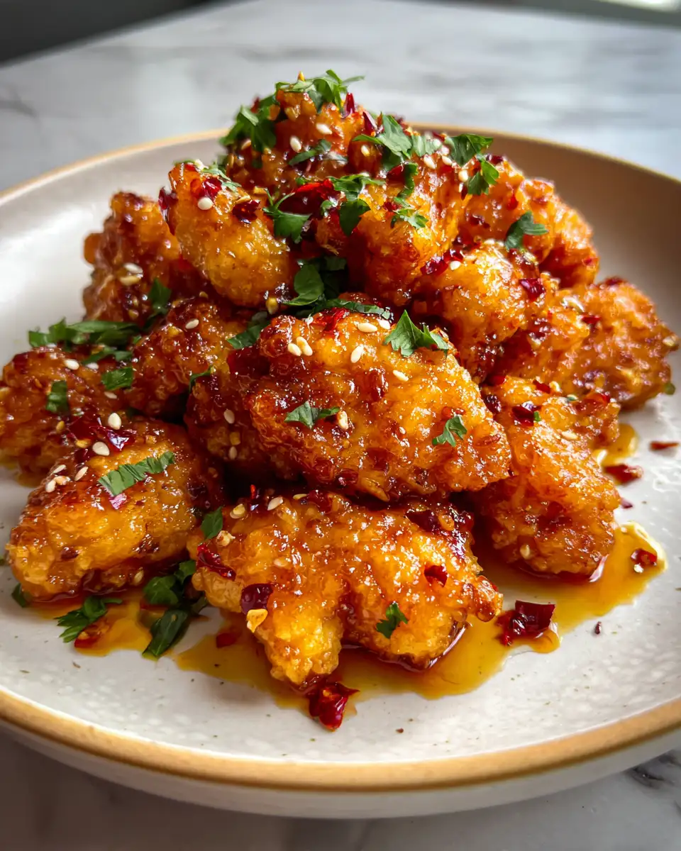 Final dish - Crispy Bang Bang Chicken: Your Next Irresistible Dinner Delight
