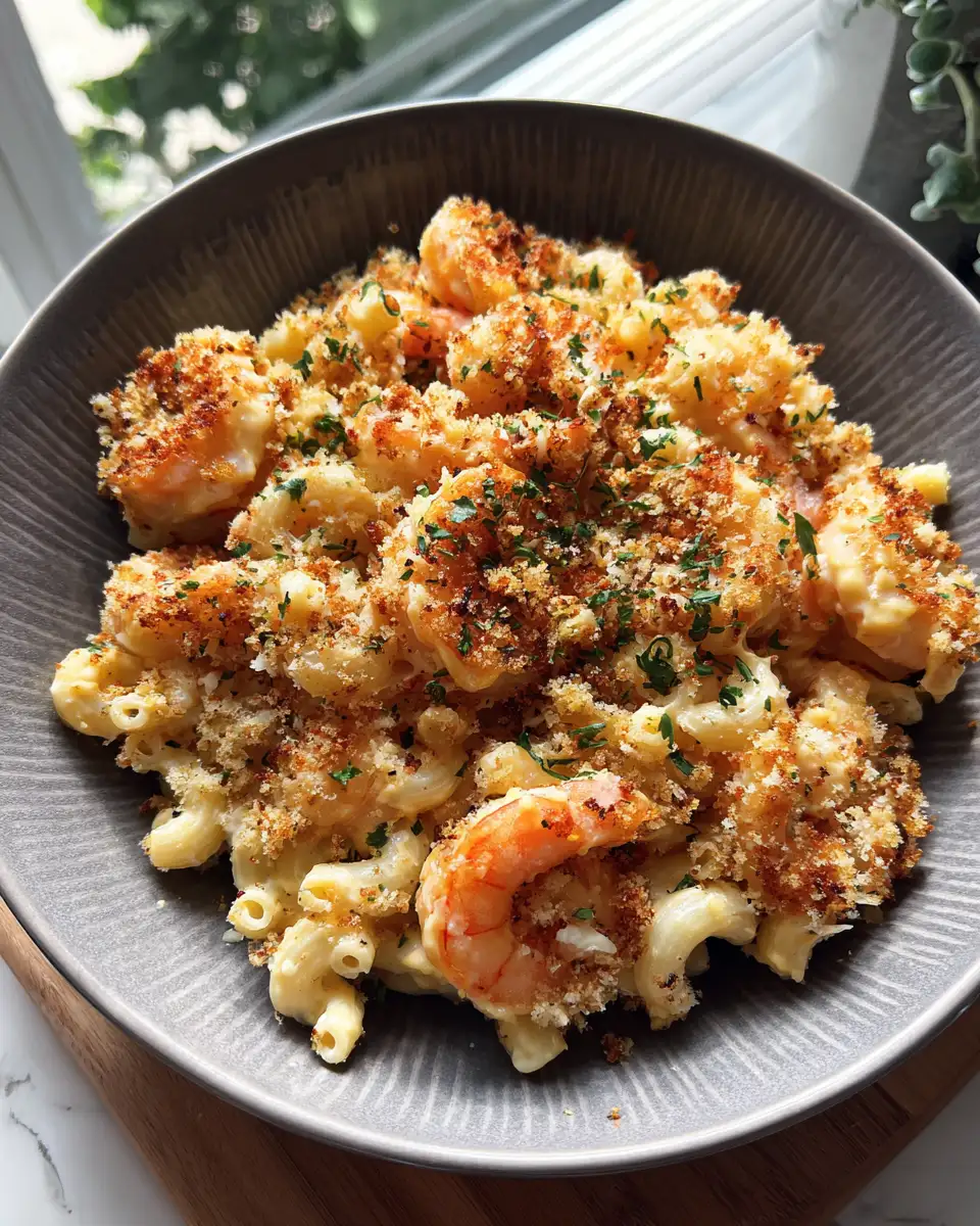 Indulge in the Ultimate Comfort: Crispy Bang Bang Shrimp Mac and Cheese - Featured Image