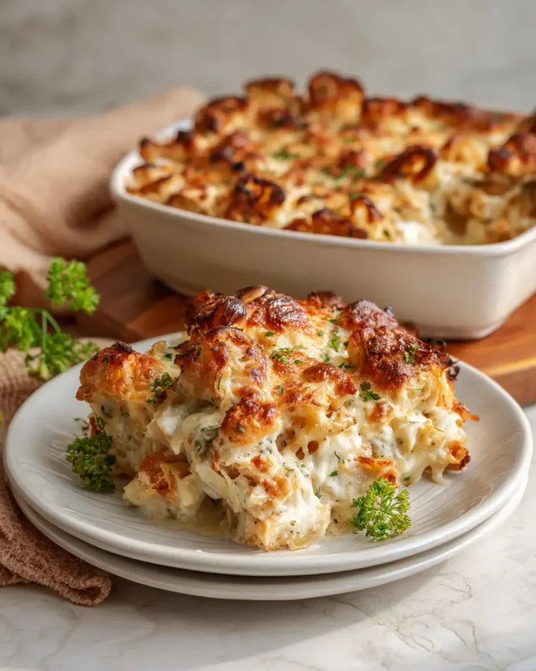 Ultimate Comfort: Crispy Chicken Alfredo Bake Delight - Featured Image