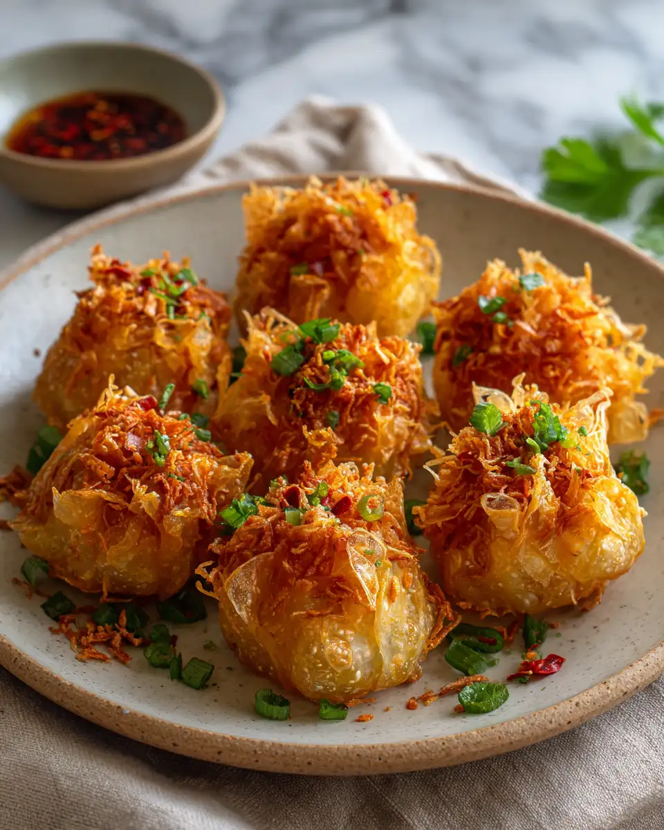 Crispy Rice Paper Dumplings That Will Turn Your Dinner Into a Crunchy Delight - Featured Image