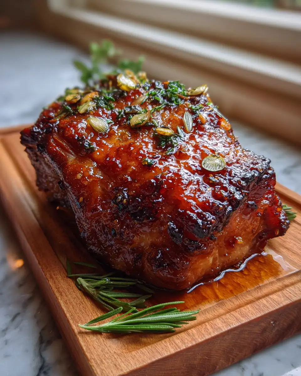 Final dish - Unleash Flavor with the Ultimate Crispy Slow-Roasted Pork Shoulder
