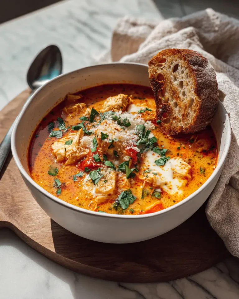 Warm Up Your Winter with Crock Pot Creamy Chicken Parmesan Soup - Featured Image