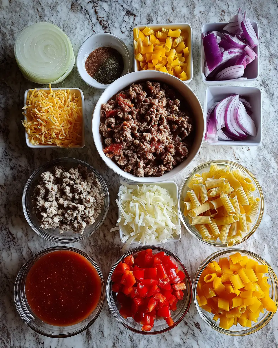 Crock Pot Taco Pasta: A Flavorful Twist on Comfort Food 4 Ingredients for Crock Pot Taco Pasta: A Flavorful Twist on Comfort Food