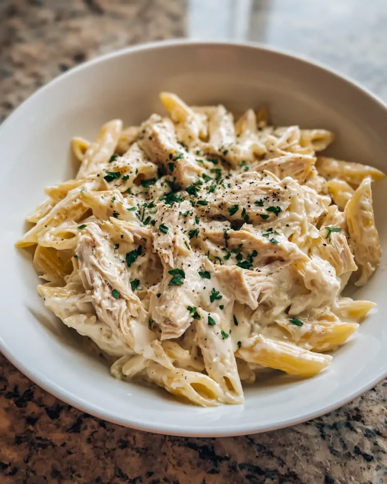 Crockpot Chicken Alfredo: Effortless Creamy Indulgence for Busy Nights - Featured Image