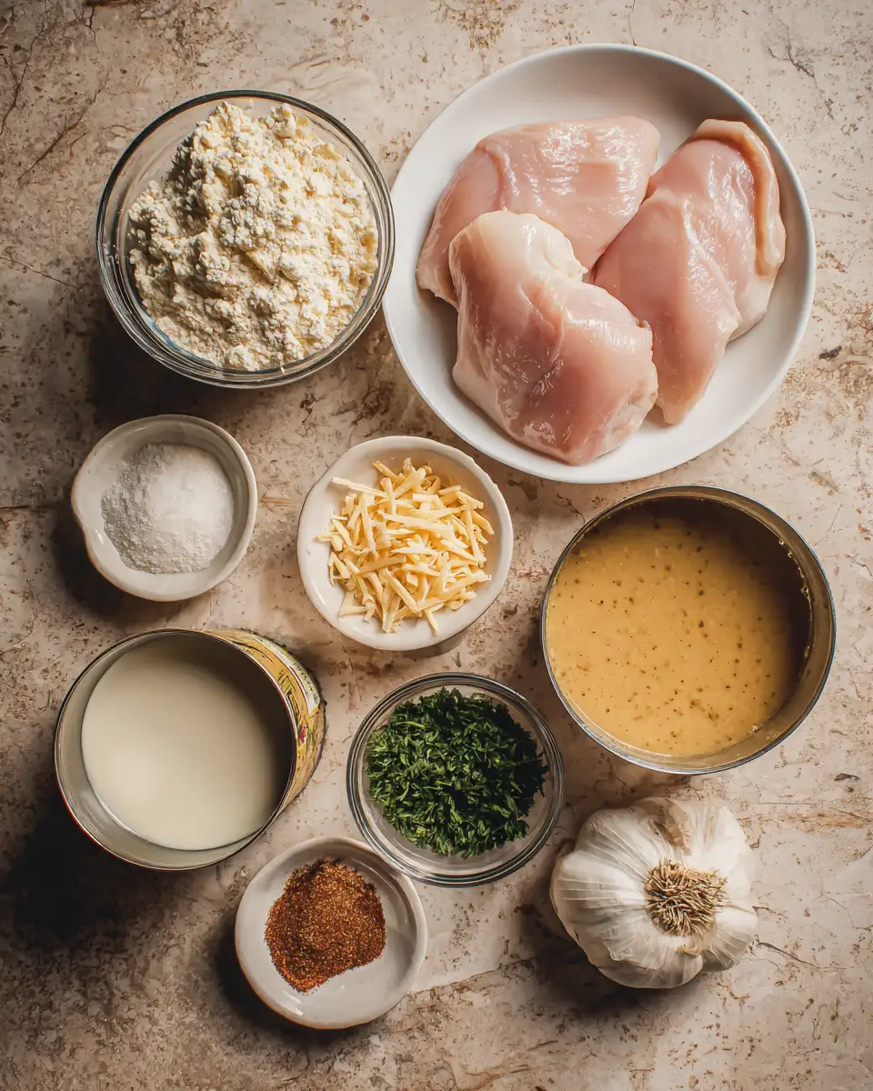 Ingredients for Crockpot Chicken and Gravy: Comfort Food Made Easy