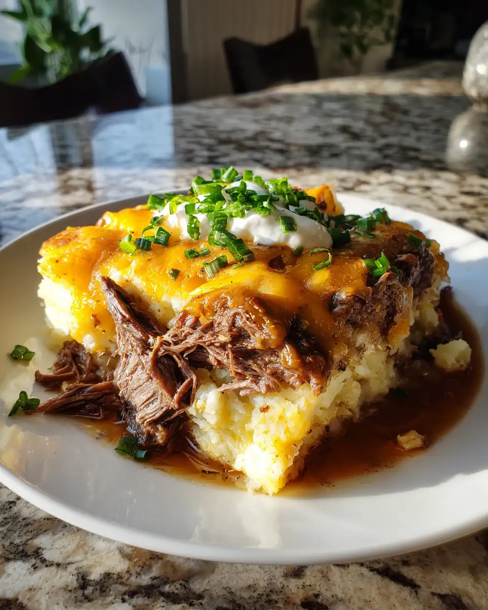 Ultimate Comfort: Crockpot Loaded Steak and Potato Bake Delight - Featured Image