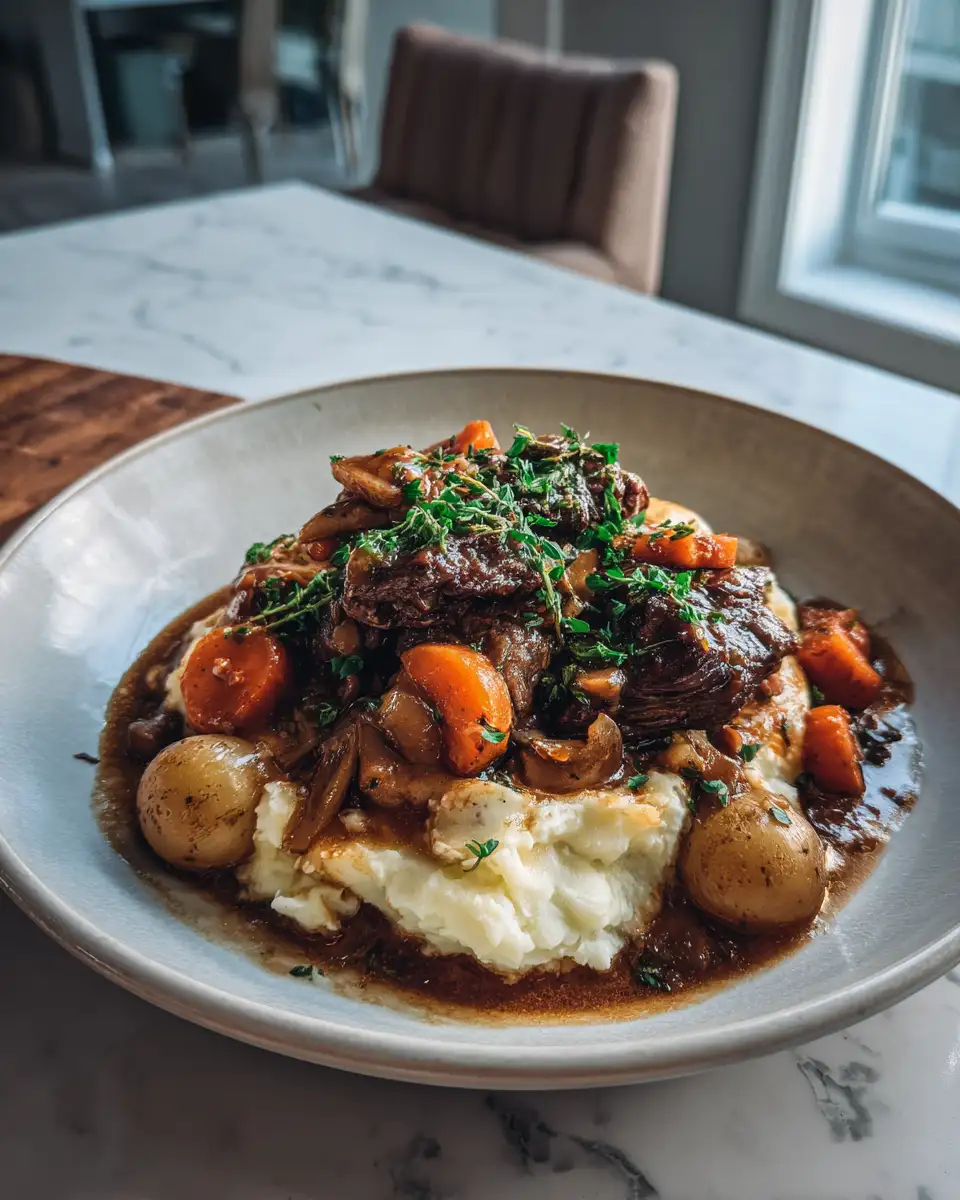 Final dish - Ultimate Comfort: Crockpot Loaded Steak and Potato Bake Delight