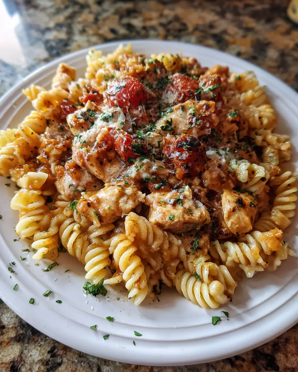 Final dish - Crockpot Olive Garden Chicken Pasta: The Ultimate Copycat Recipe for Comfort