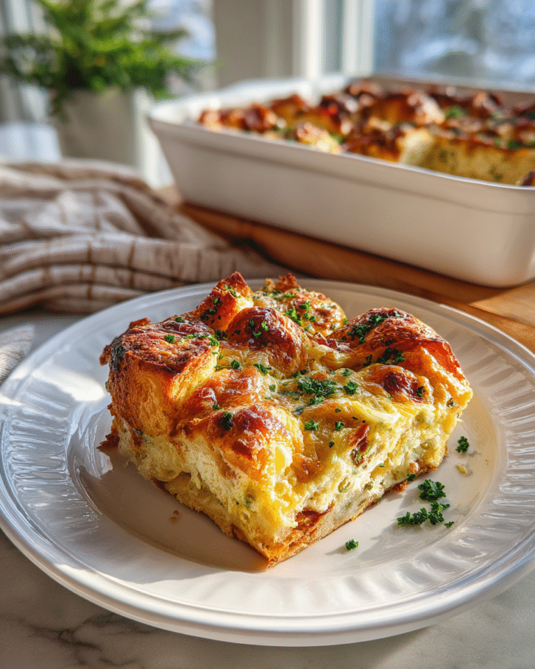 Rise and Shine with the Ultimate Croissant Breakfast Casserole - Featured Image