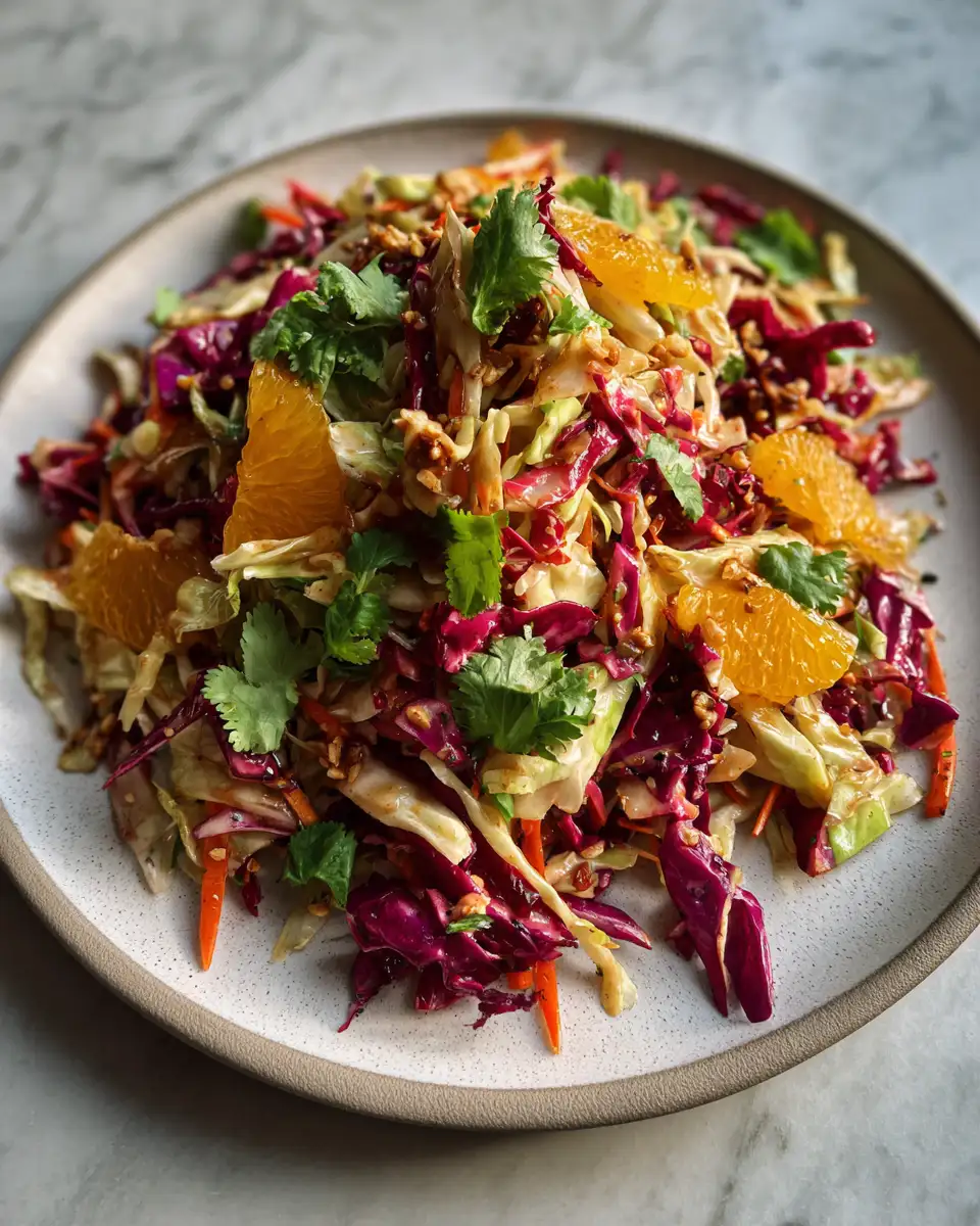 Crisp and Colorful: Discover the Ultimate Crunchy Asian Cabbage Slaw - Featured Image