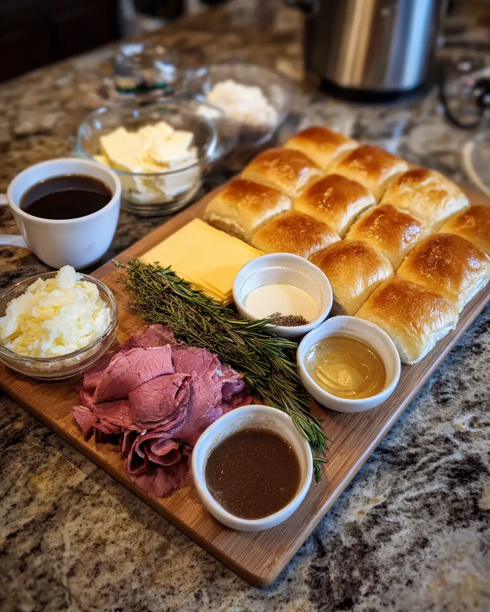 Ingredients for Savor the Flavor: Irresistible Delicious French Dip Squares