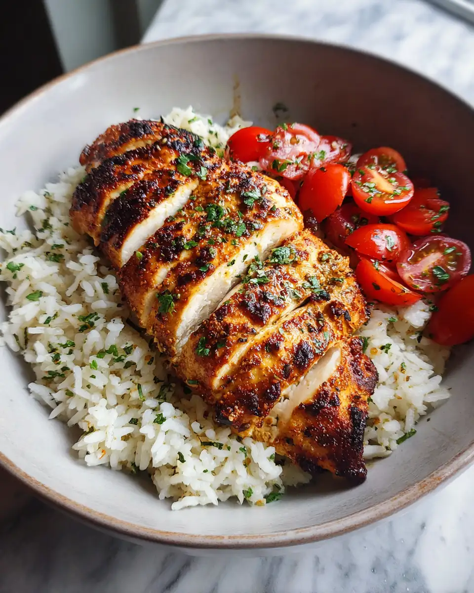 Final dish - Effortless Flavor: Easy Garlic Chicken Meal Prep for Busy Days