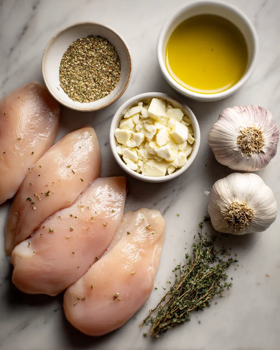 Ingredients for Effortless Flavor: Easy Garlic Chicken Meal Prep for Busy Days