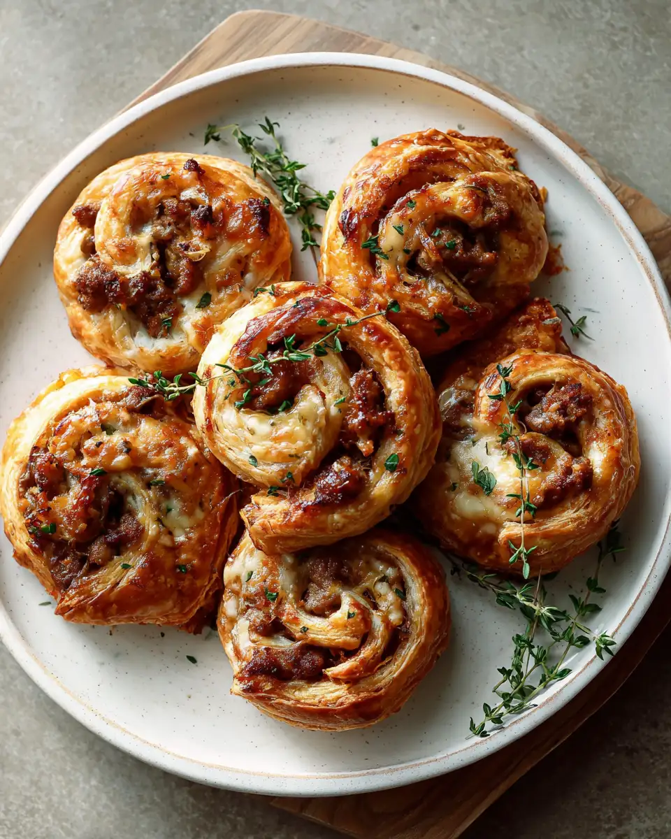 Savory Delights: Indulge in French Onion Sausage Pastries - Featured Image