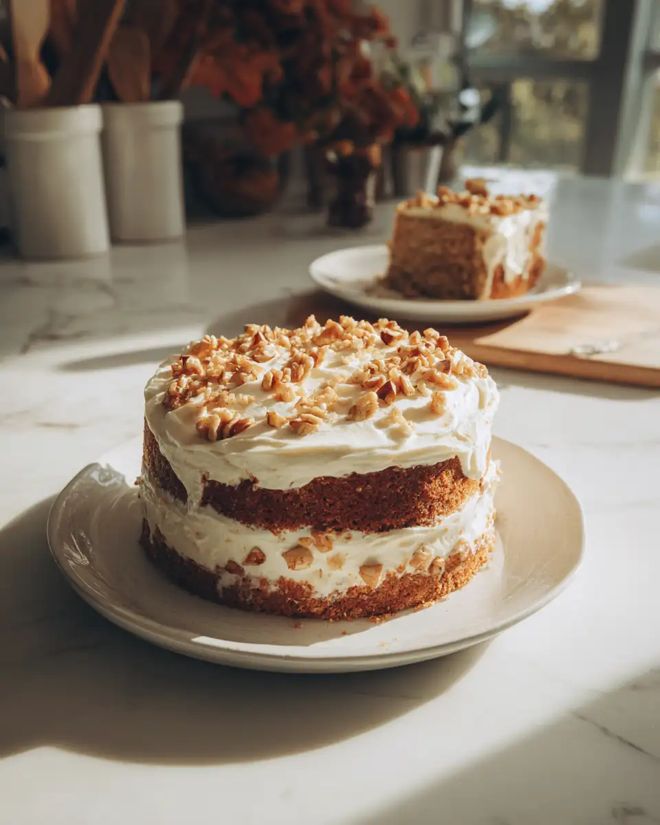 Indulge in Autumn Bliss with Our Fresh Apple Cake and Cream Cheese Frosting - Featured Image