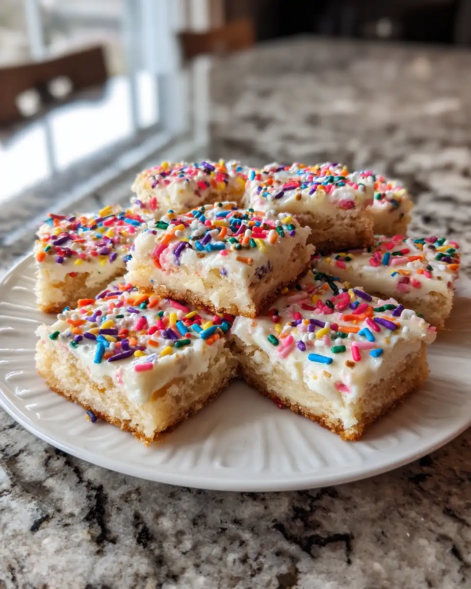 Final dish - Funfetti Sugar Cookie Bars: A Colorful Treat That Will Brighten Your Day