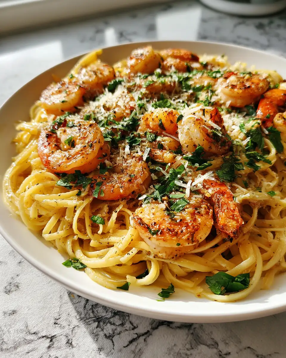 Irresistibly Delicious Garlic Butter Shrimp Pasta That Will Wow Your Taste Buds - Featured Image