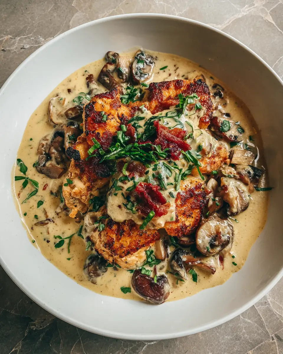 Savor the Flavor: Irresistible Garlic Chicken in a Creamy Sauce - Featured Image
