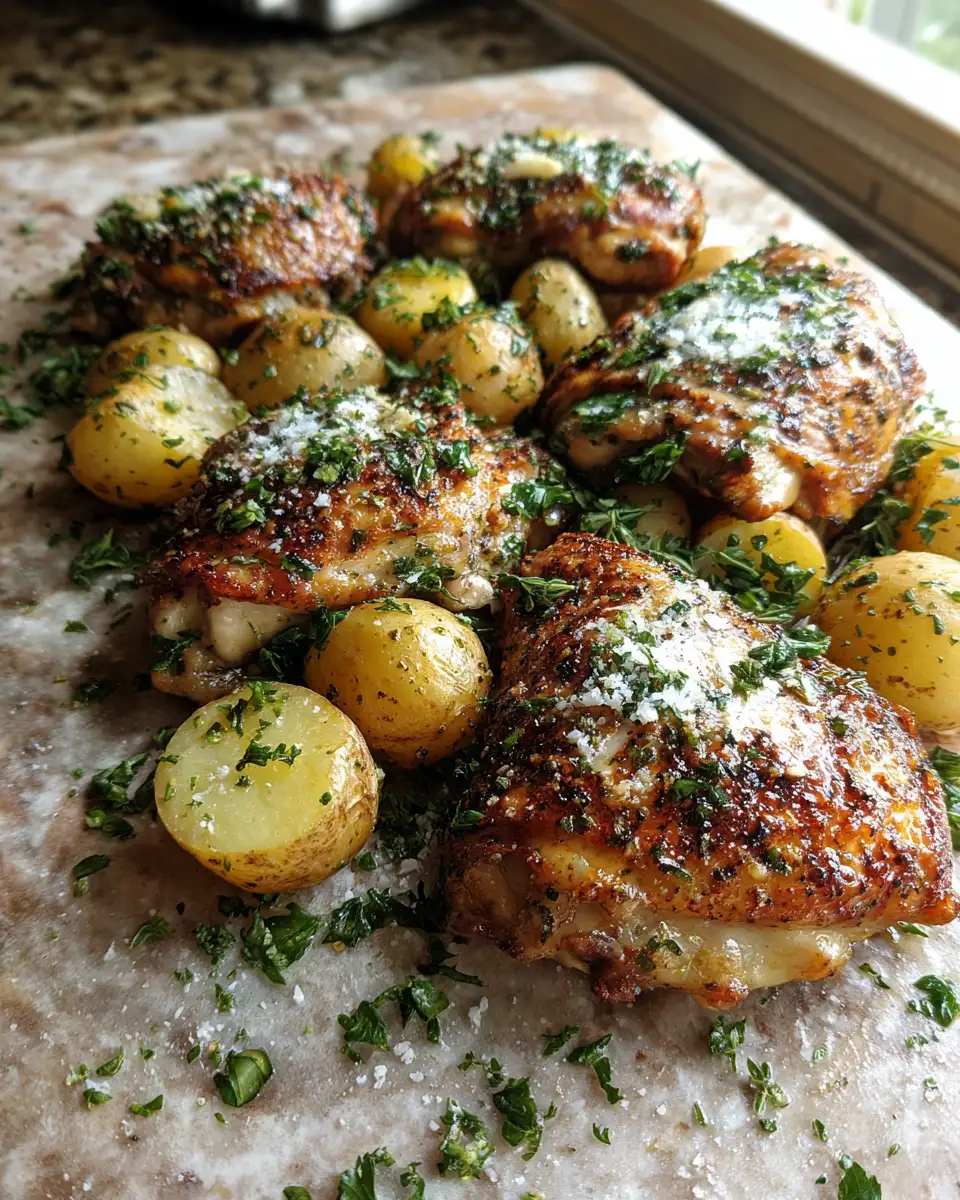 Ingredients for Savor the Flavor: Garlic Parmesan Chicken and Potatoes Delight