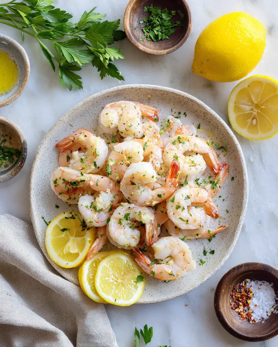 Ingredients for Effortless Garlic Shrimp: A Quick and Delicious Recipe