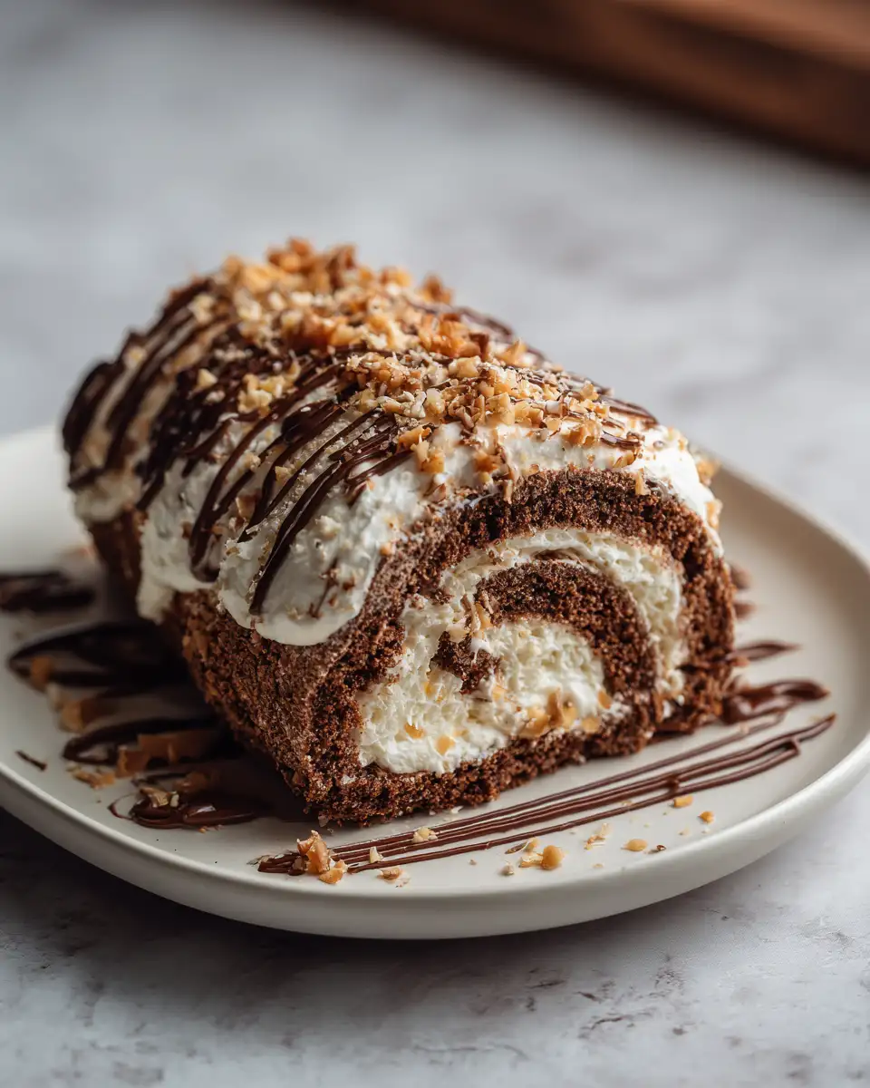 Indulge in Decadence: Discover the Ultimate German Chocolate Roll Cake Delight - Featured Image