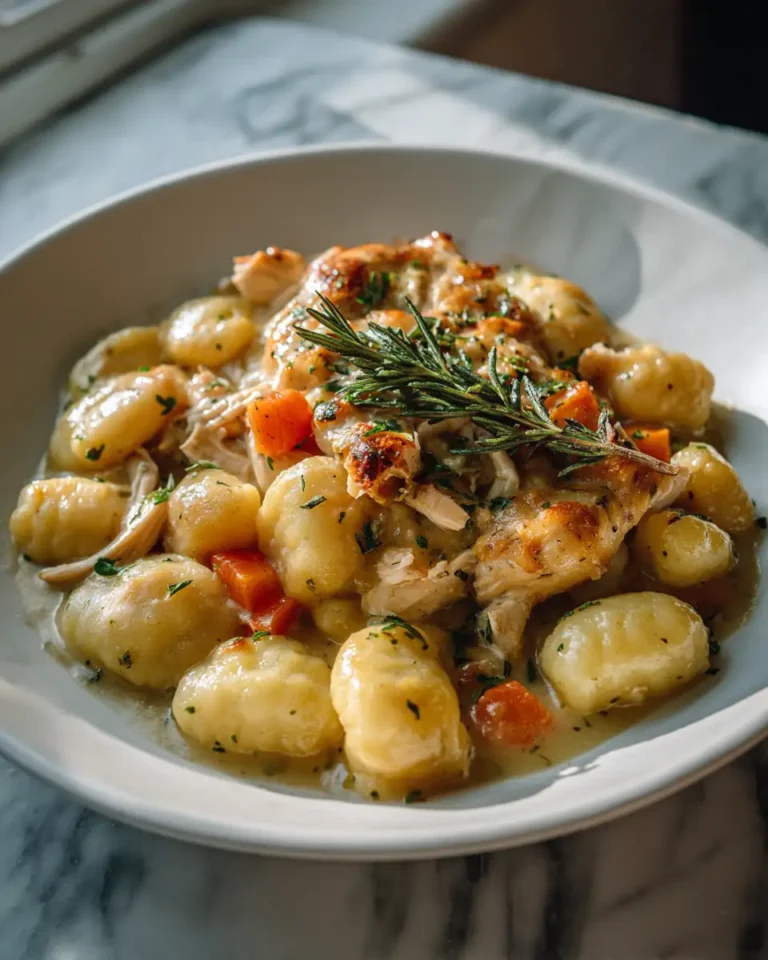 Cozy Comfort: Gnocchi Chicken Pot Pie Delight - Featured Image