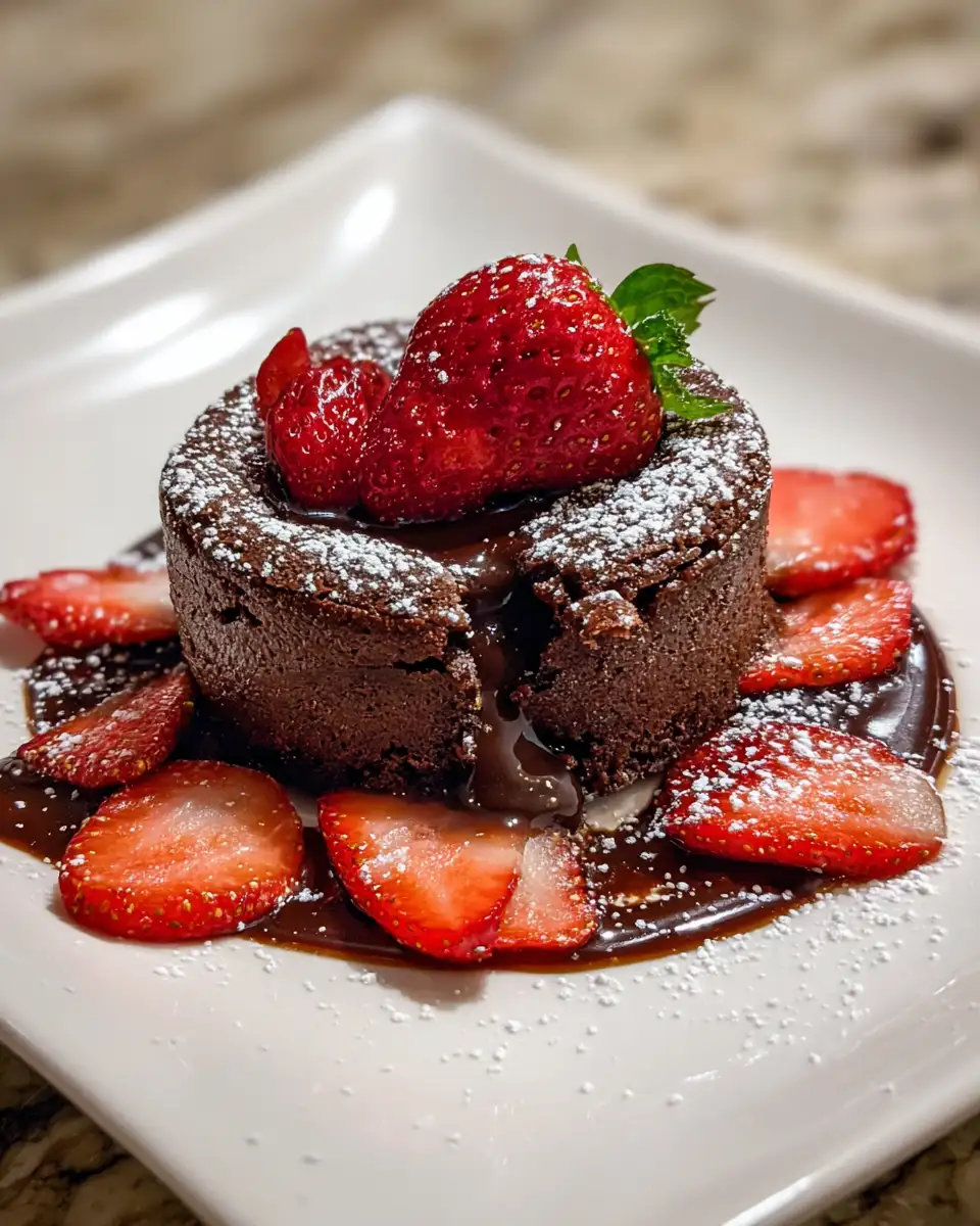 Final dish - Indulge in Decadence with Irresistible Gooey Chocolate Lava Cake