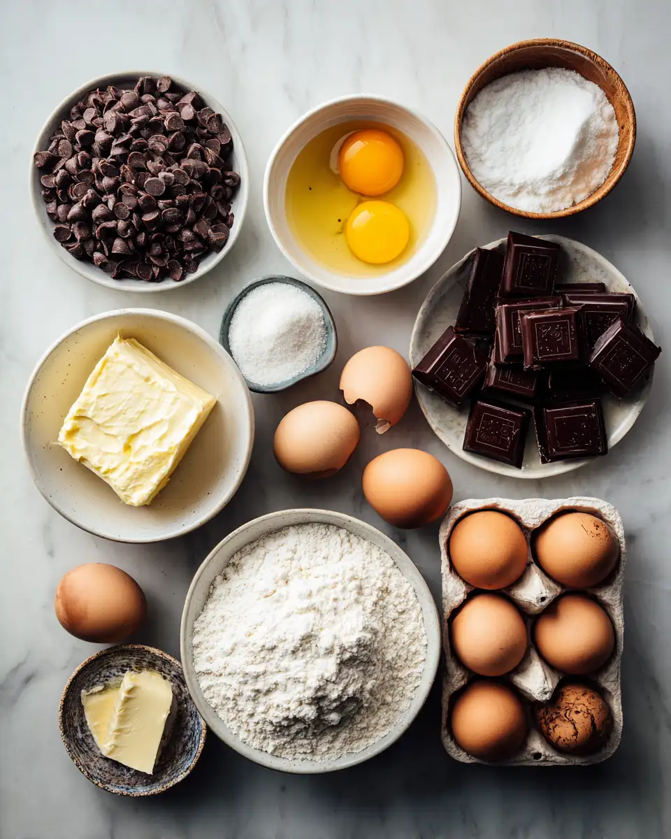 Ingredients for Indulge in Decadence with Irresistible Gooey Chocolate Lava Cake