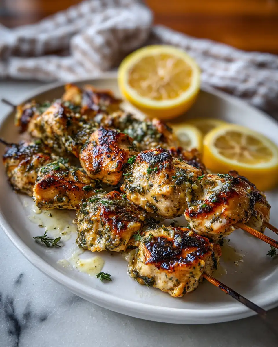 Savor the Flavor: Grilled Ranch Garlic Parmesan Chicken Skewers Delight - Featured Image