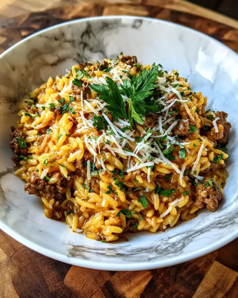 Savor the Flavor: Irresistible Ground Beef Orzo Delight - Featured Image