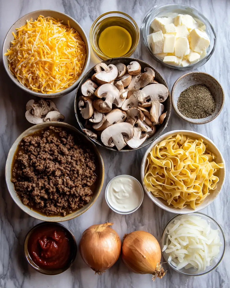 Savor the Flavor: Ultimate Hamburger Mushroom Bake Sensation 4 Ingredients for Savor the Flavor: Ultimate Hamburger Mushroom Bake Sensation
