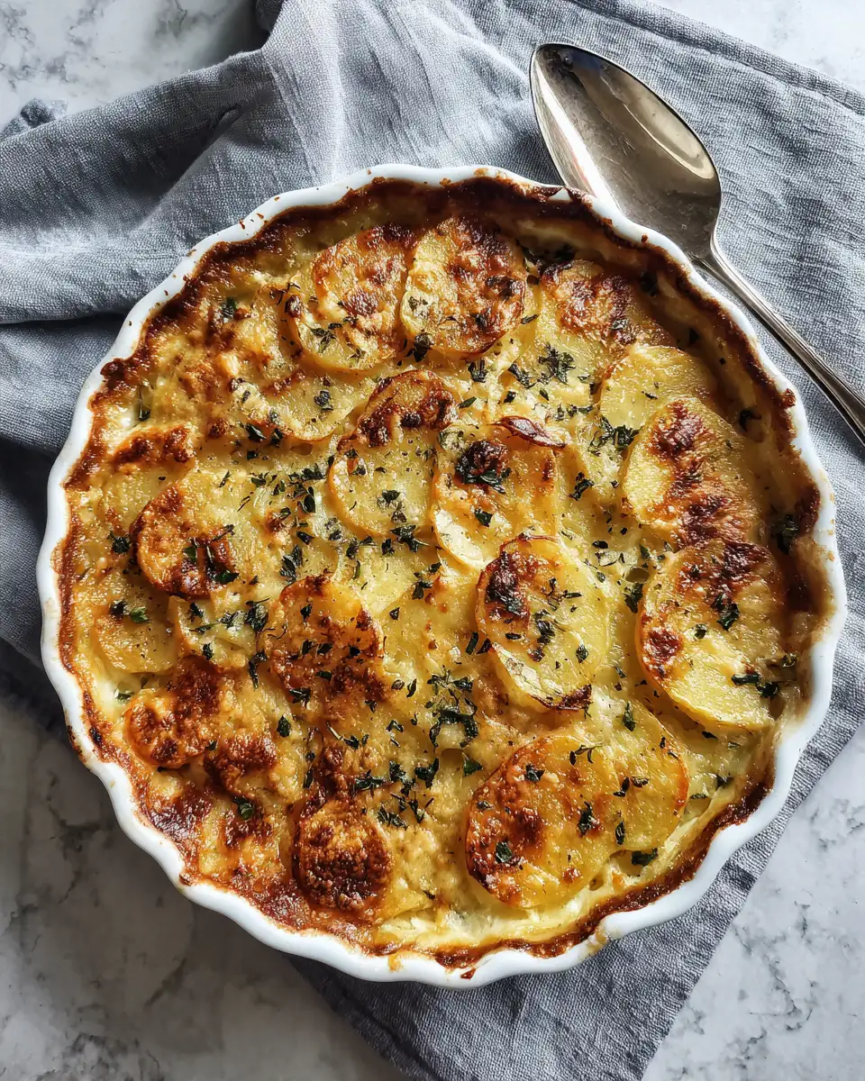 Ultimate Comfort: Herb and Cheese Potato Gratin Delight - Featured Image