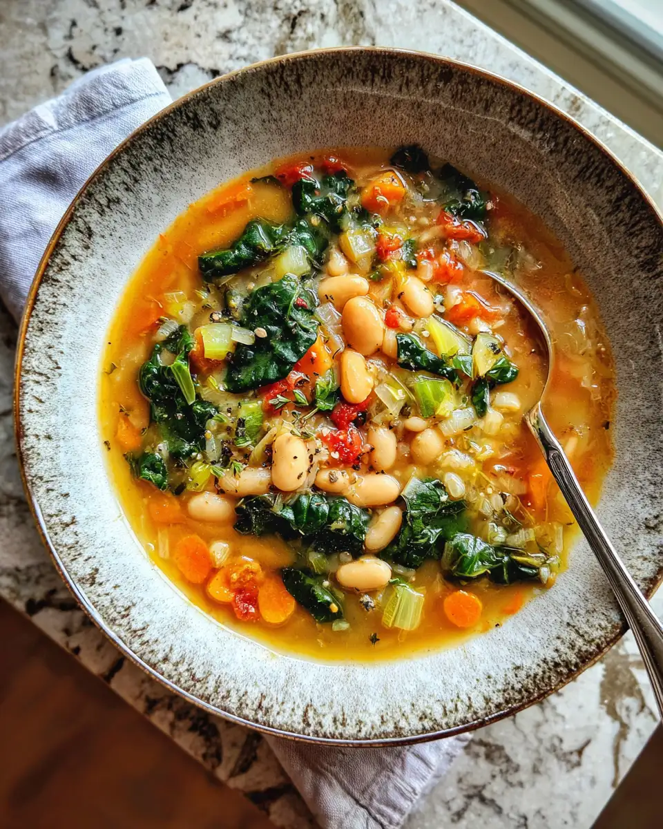 Final dish - Hearty and Healthy: Dive into Our High Protein White Bean Soup