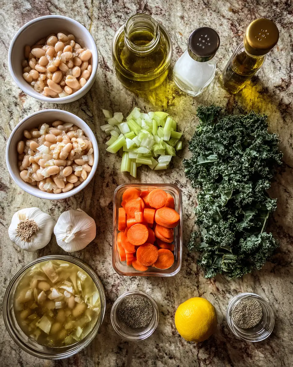 Ingredients for Hearty and Healthy: Dive into Our High Protein White Bean Soup
