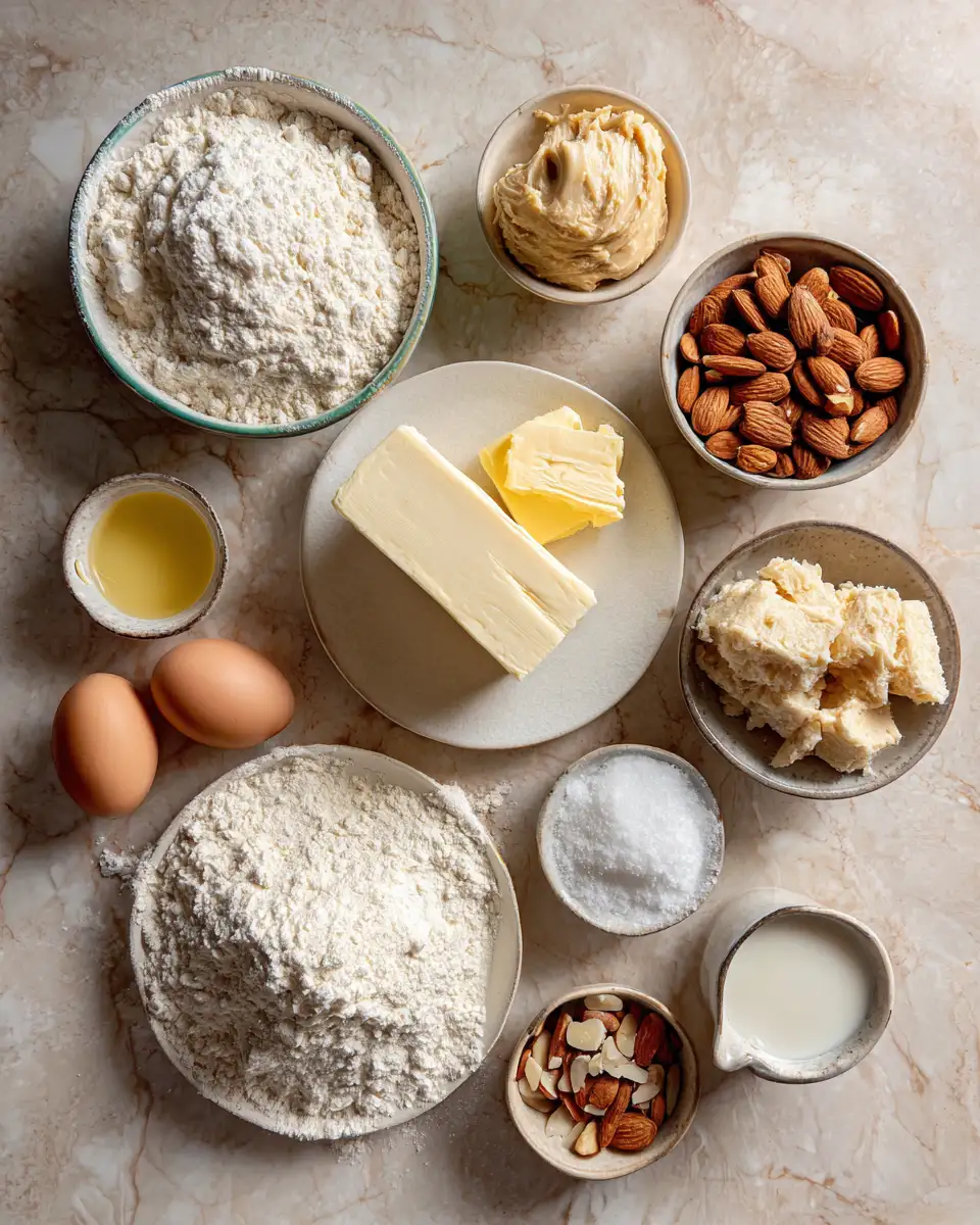 Ingredients for Discover the Magic of Homemade Almond Kringle