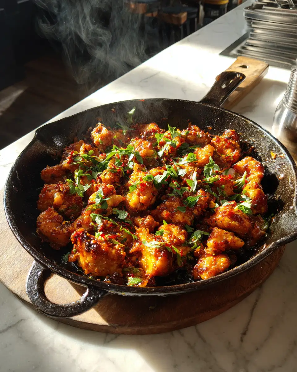Final dish - Sizzling Delight: Honey Butter Chicken Skillet Perfection