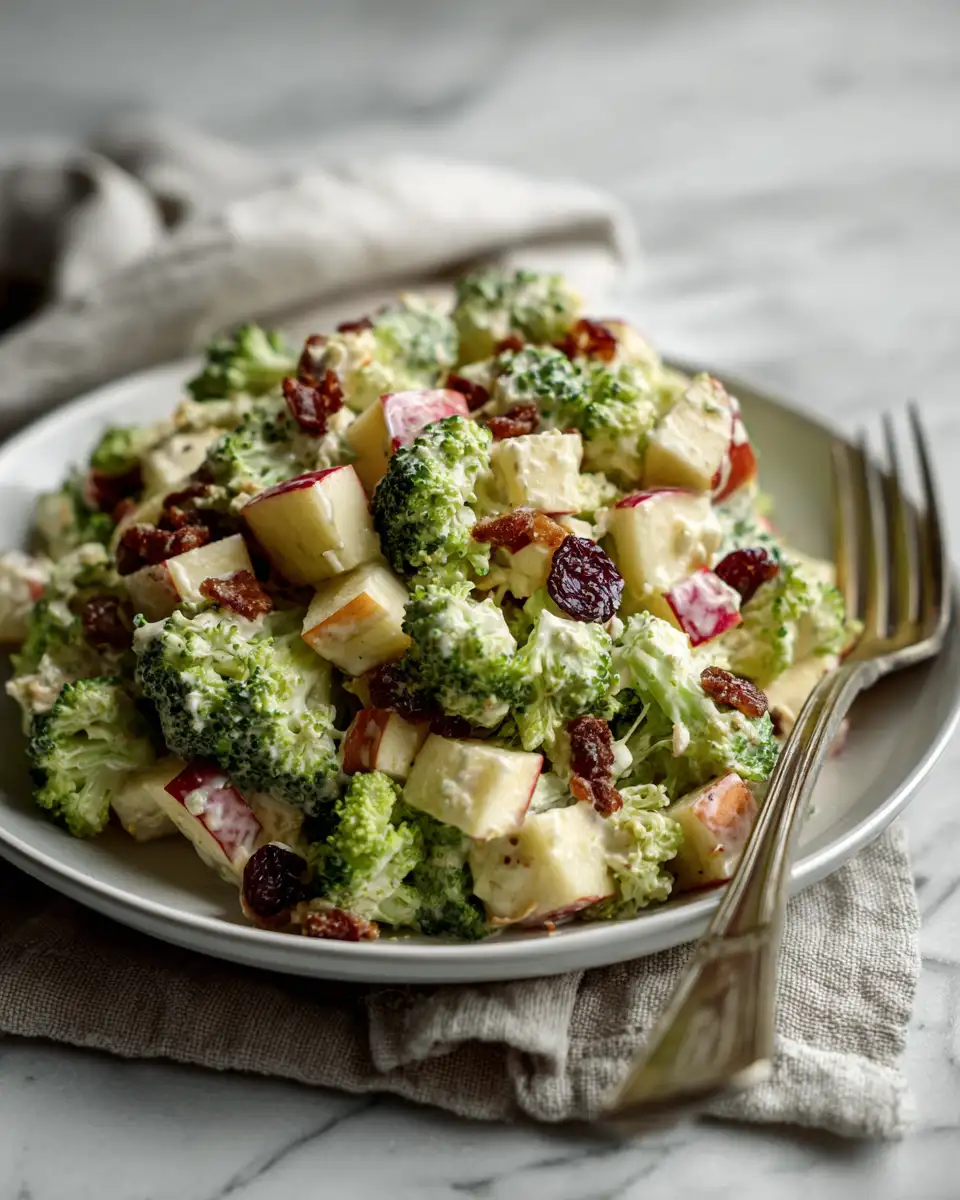 Crunch into Freshness with Our Honey Crisp Apple Broccoli Salad Delight - Featured Image