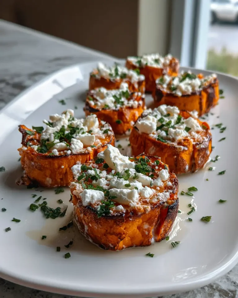 Sweet and Savory Delight: Unveiling Honey Feta Sweet Potato Rounds - Featured Image
