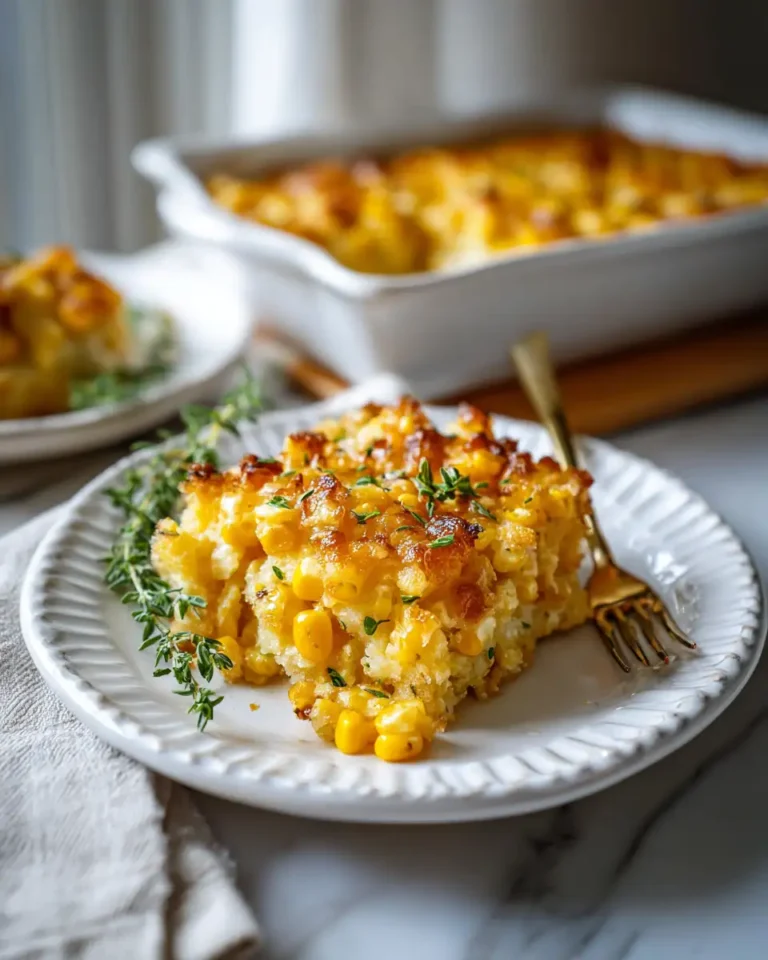 Sweet Symphony of Flavors: Irresistible Honey-Glazed Corn Casserole - Featured Image