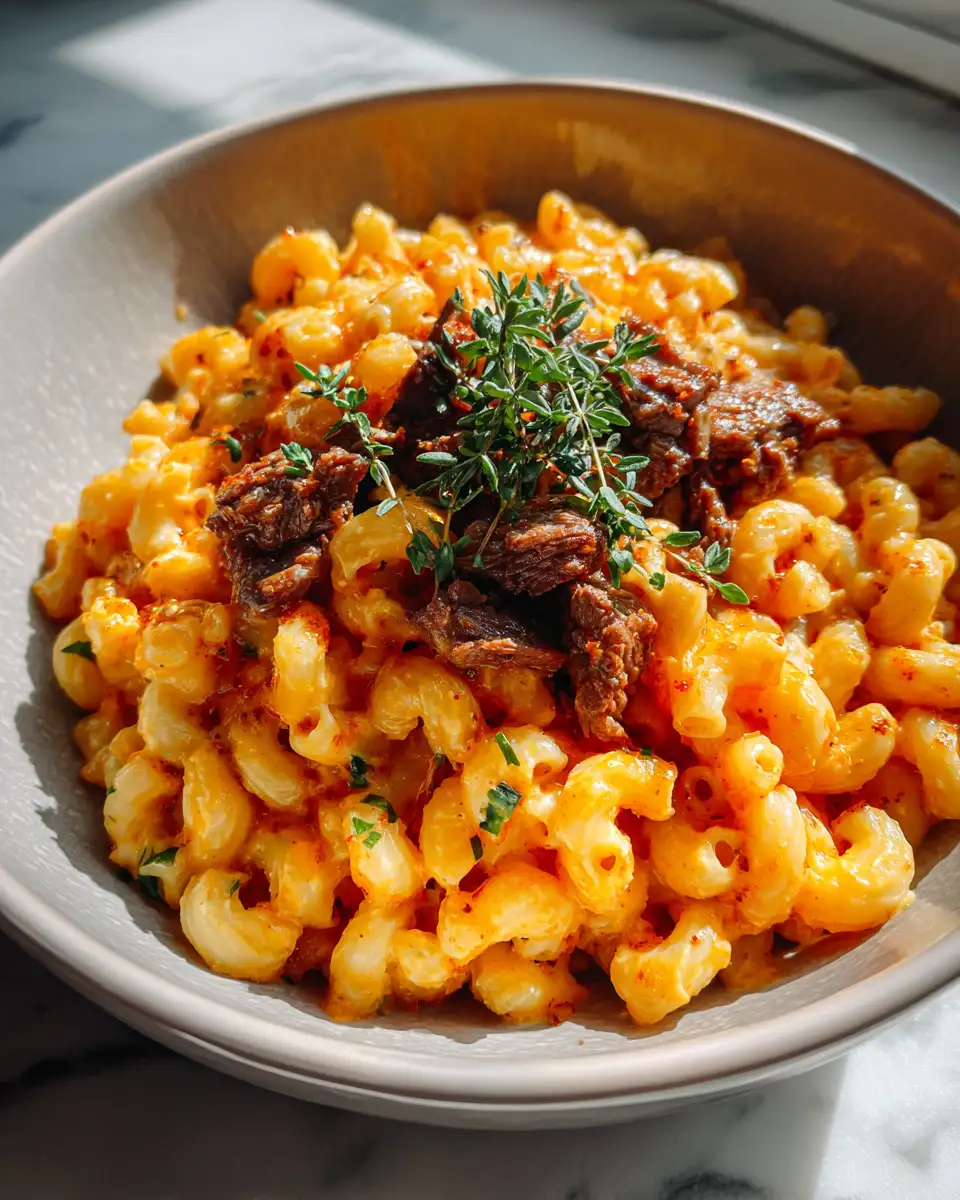 Irresistible Honey Pepper Beef Mac and Cheese: A Flavor Explosion in Every Bite - Featured Image