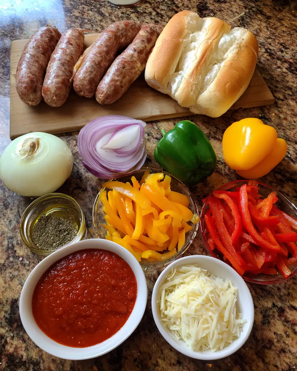 Ingredients for Savor the Flavors of Italian Sausage Hoagies: A Culinary Journey