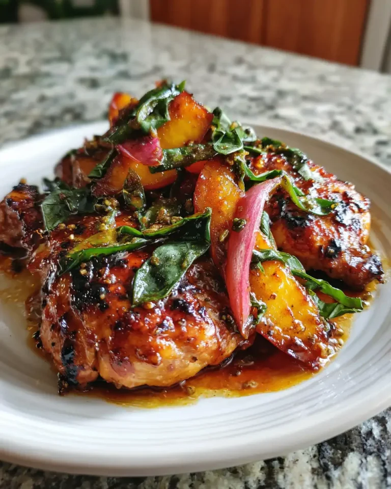 Sizzling Jalapeño Peach Glazed Chicken: Sweet Heat on Your Plate - Featured Image