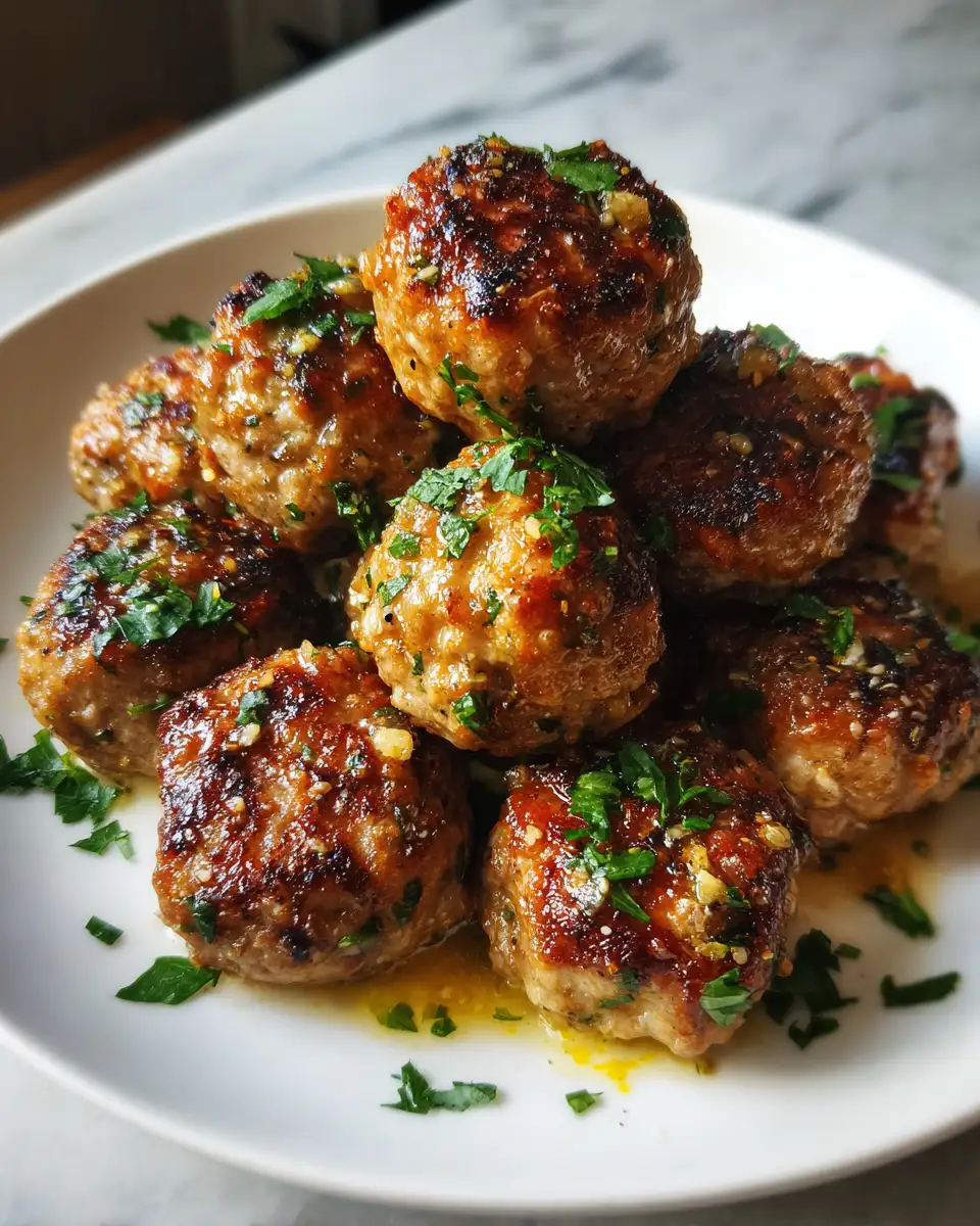 Savor the Flavor: Keto Garlic Butter Meatballs Delight 6 Final dish - Savor the Flavor: Keto Garlic Butter Meatballs Delight